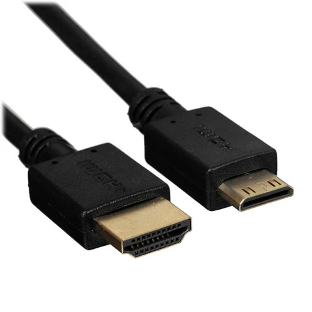 Кабель HDMI-miniHDMI Cablexpert CC-HDMI4C-6, 19M/19M, v2.0, медь, позол.разъемы, экран, 1.8м, черный, пакет