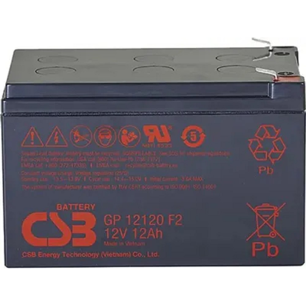 CSB Батарея GP12120 (12V/12Ah) F2