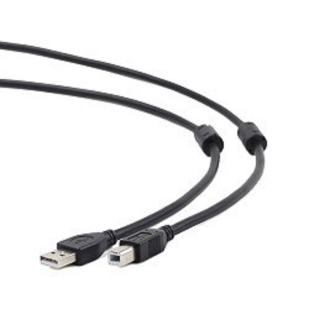 Cablexpert CCF2-USB2-AMBM-15 USB 2.0 Pro Кабель , AM/BM, 4.5м, экран,2феррит.кольца, черный, пакет