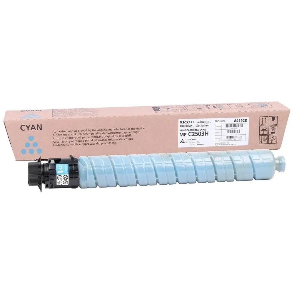 Ricoh type MP C2503H cyan for MP C2003/C2503/C2011SP/C2004/C2504 (9500стр) Официальный поставщик Ricoh арт. 841928