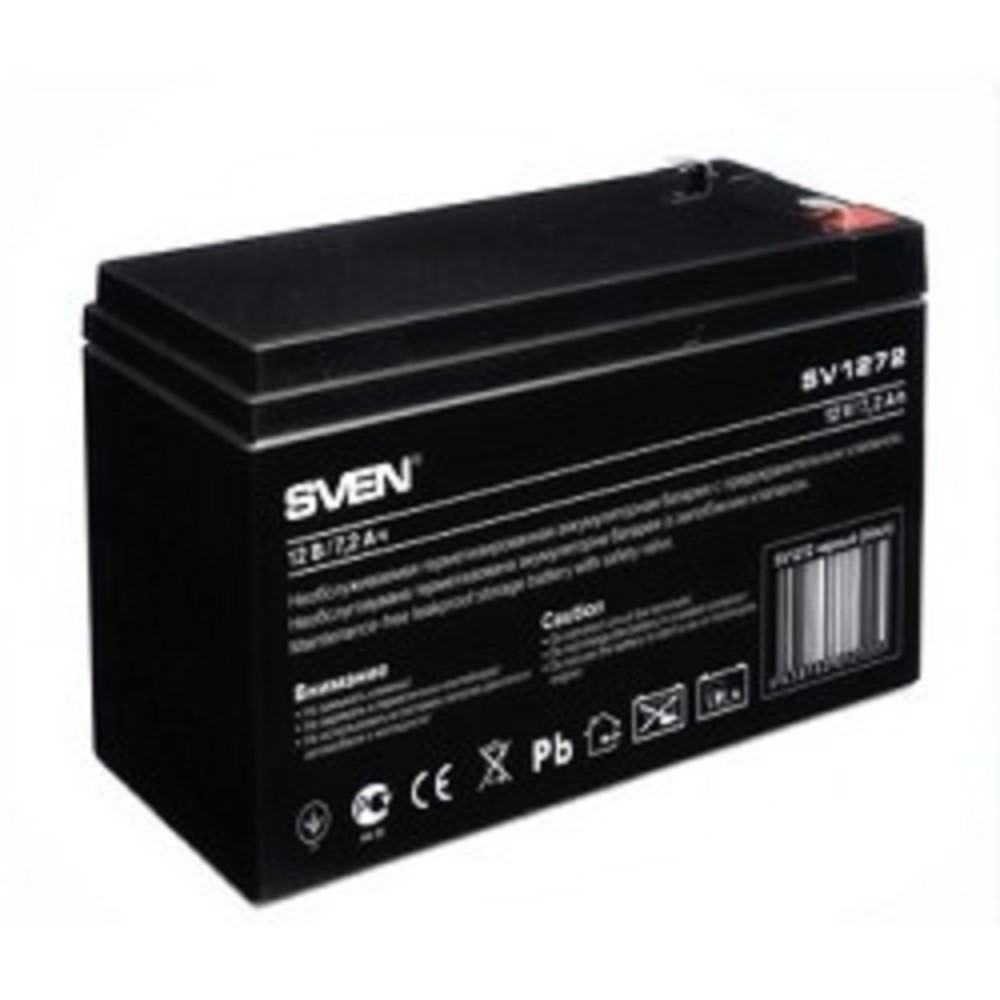 Sven SV 1272 (12V 7.2Ah) батарея аккумуляторная арт. SV-012335