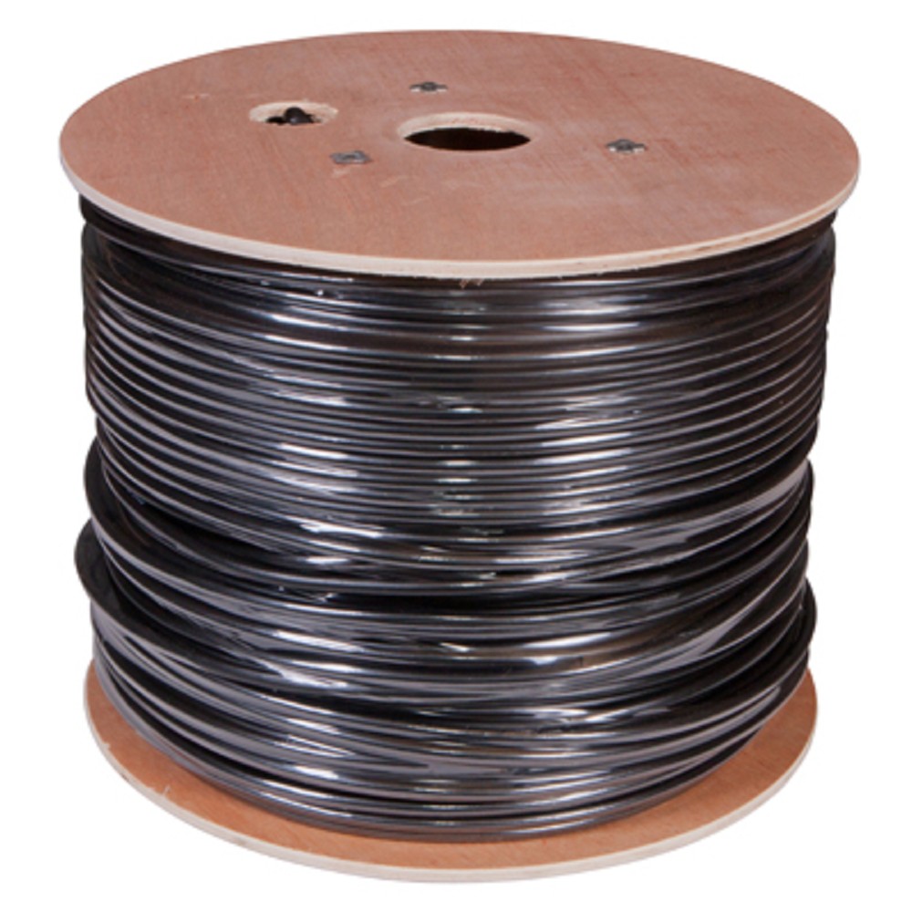 Кабель информационный Rexant 01-0146 кат.5E UTP 4 пары 24AWG PE внешний 305м черный