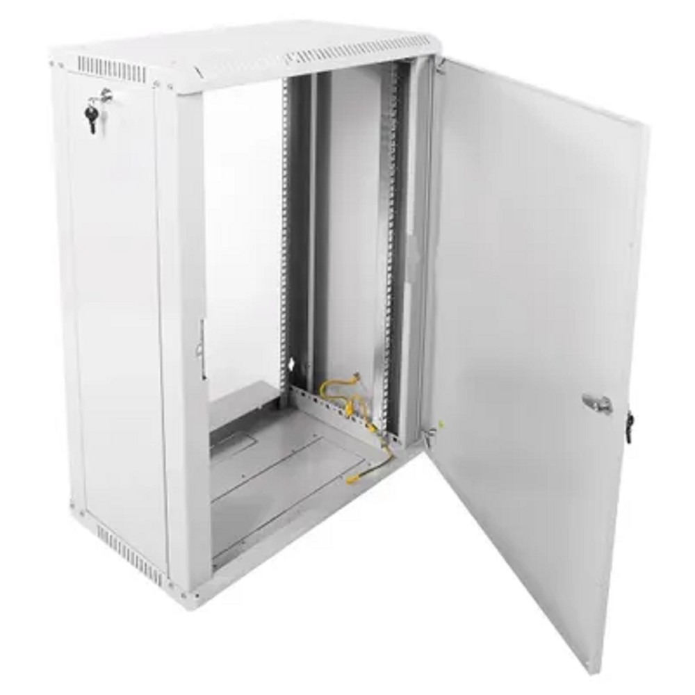 Шкаф коммутационный ЦМО ШРН-ЭКОНОМ (ШРН-Э-18.350.1) настенный 18U 600x350мм пер.дв.металл 85кг серый 300мм