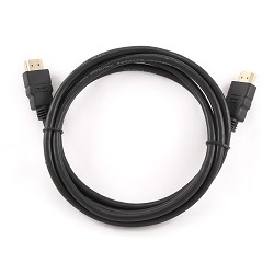 Кабель HDMI Cablexpert 19M/19M, v2.0, серия Light, позол. контакты, экран, 1м, черный, пакет (CC-HDMI4L-1M) Gembird