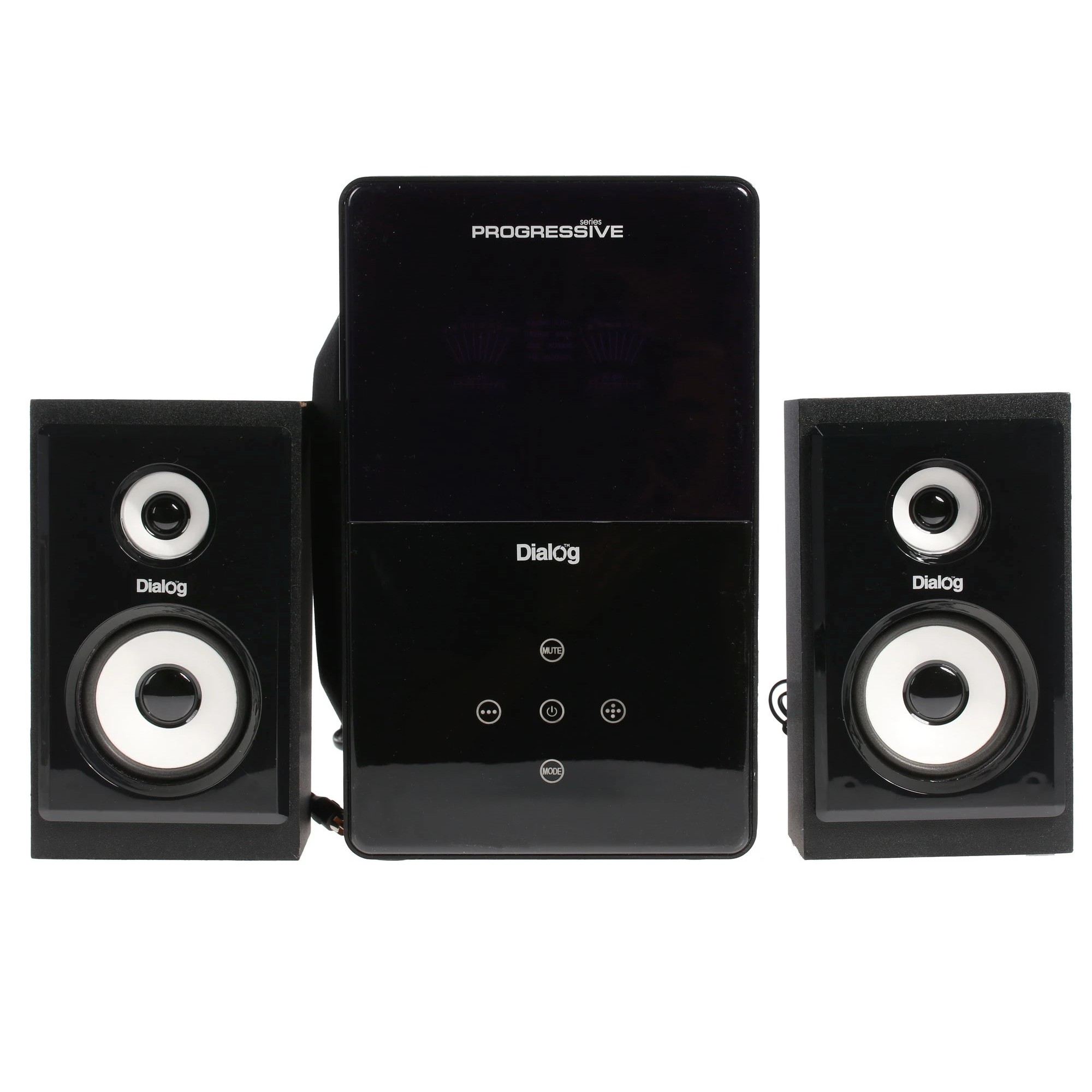 Dialog Progressive AP-220 BLACK {2.1, 30W+2*12W RMS, USB+SD reader}