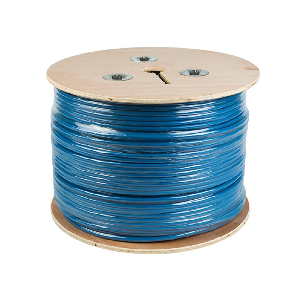 Кабель информационный Rexant 01-0147 кат.6 FTP 4 пары PVC внешний 305м синий