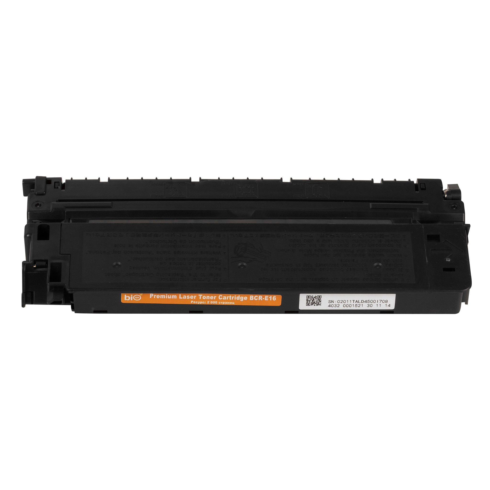 Bion E-16 Картридж для Canon FC-108/128/208/220/228/336/860/880/890/230/210/740/750/760/770/200/206/224/226/204/224s/330/530/780/200S/220S/290 (2000 стр.), Черный, с чипом Bion Cartridge арт. BCR-E-16