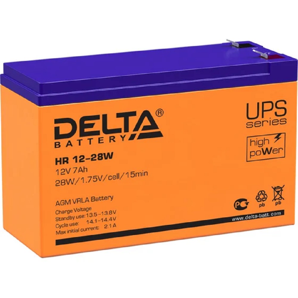 Батарея для ИБП Delta HR 12-28 W 12В 7Ач