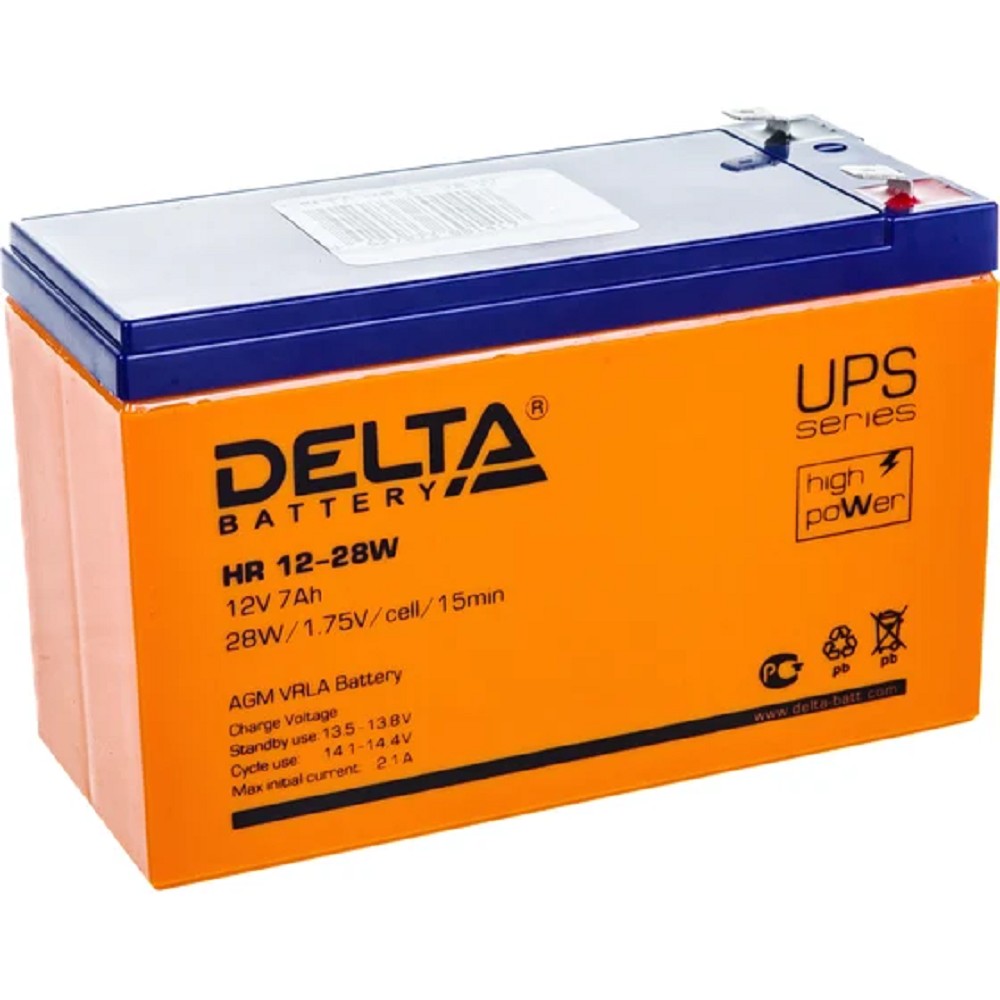 Батарея для ИБП Delta HR 12-28 W 12В 7Ач