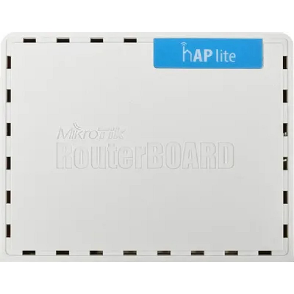 MikroTik hAP lite with 650MHz CPU, 32MB RAM, 4xLAN, built-in 2.4Ghz 802.11b/g/n 2x2 two chain wireless with integrated antennas, RouterOS L4, desktop case, PSU арт. RB941-2nD
