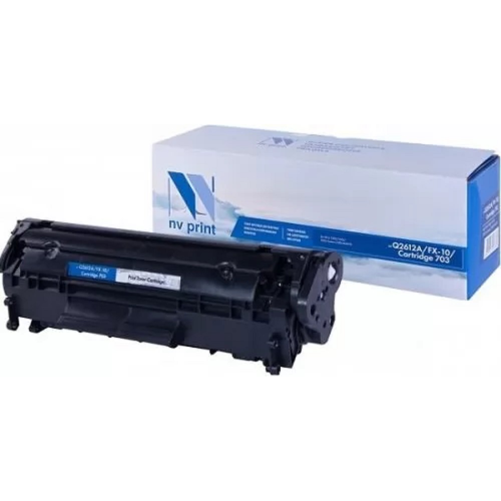 NVPrint Q2612A/FX-10/Can703 для HP LJ 1010/1015/1022/3020 Canon L100/M4010 NV Print арт. NV-Q2612A/FX10/703