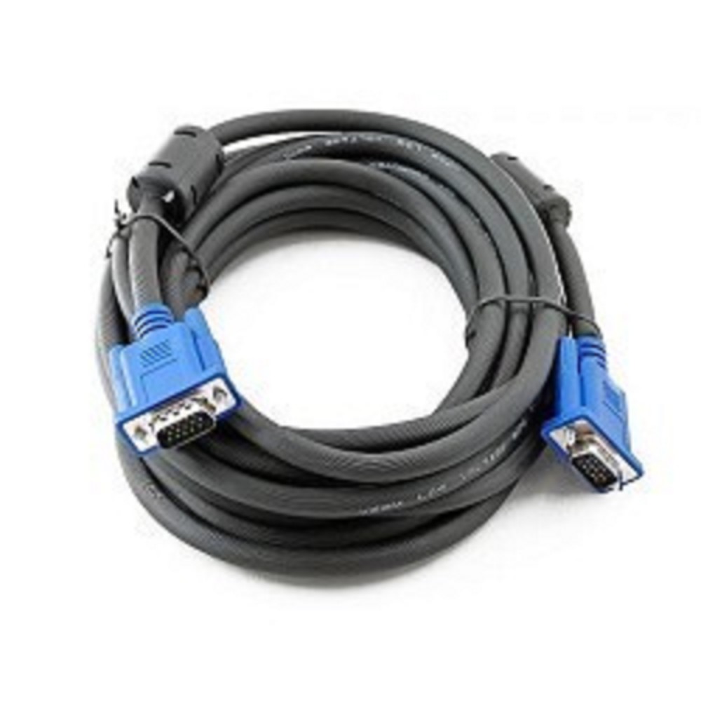 TV-COM Кабель соединительный (QCG341AD) SVGA (15m/15m) 1,8m 2 фильтра [6937510843794 / 6937510900015] арт. QCG341AD-1.8M