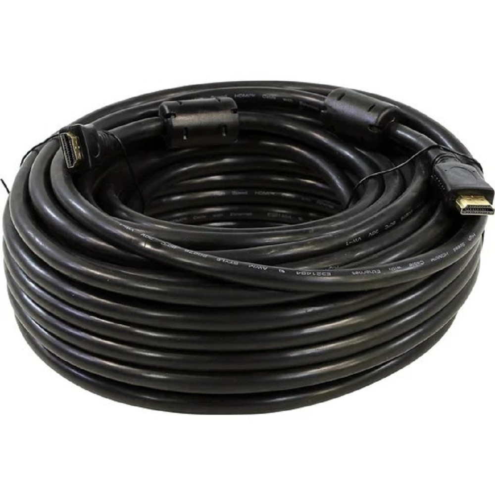 5bites APC-014-200 Кабель HDMI M / HDMI M V1.4b, высокоскоростной, ethernet+3D, зол.разъемы, ферр.кольца, 20м.