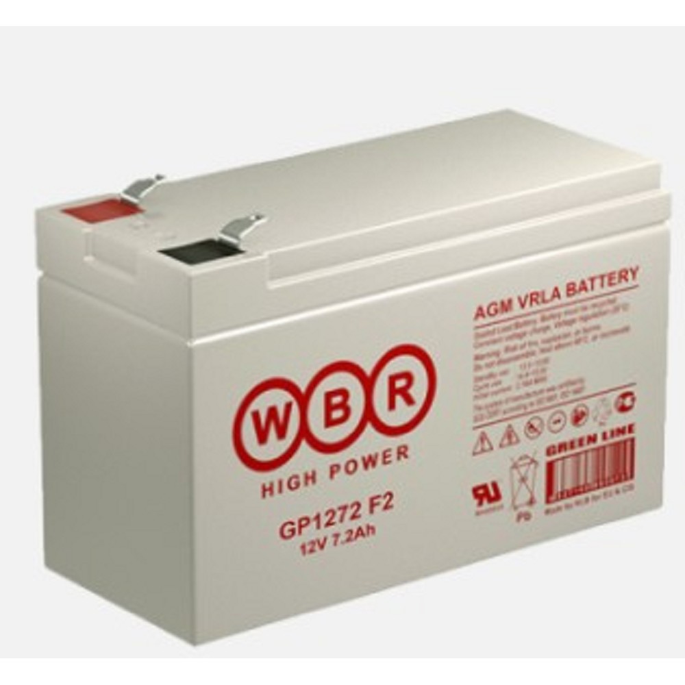 WBR Батарея GP1272 F2 (12V/7.2Ah) арт. WBR GP1272