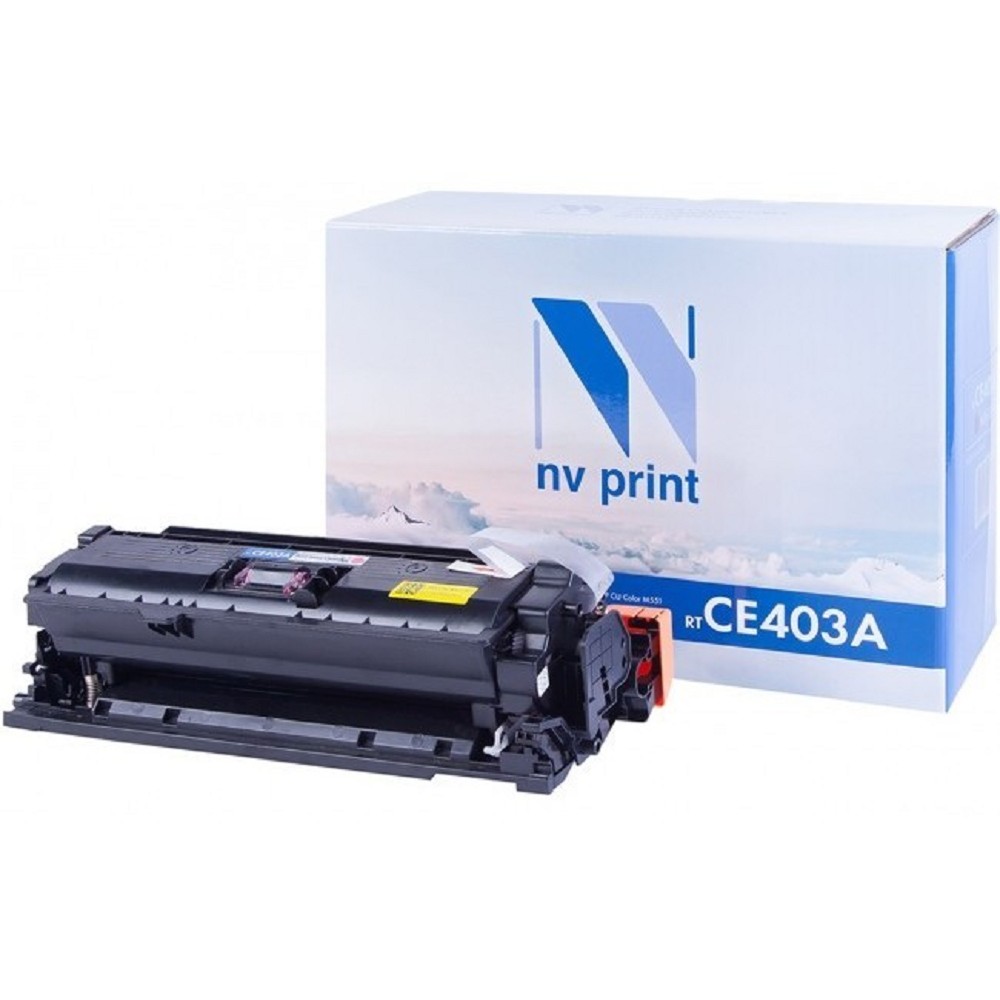 NV Print CE403A Картридж для HP CLJ Color M551/M551n/M551dn/M551xh5 (6000 стр.) пурпурный, с чипом арт. NV-CE403AM
