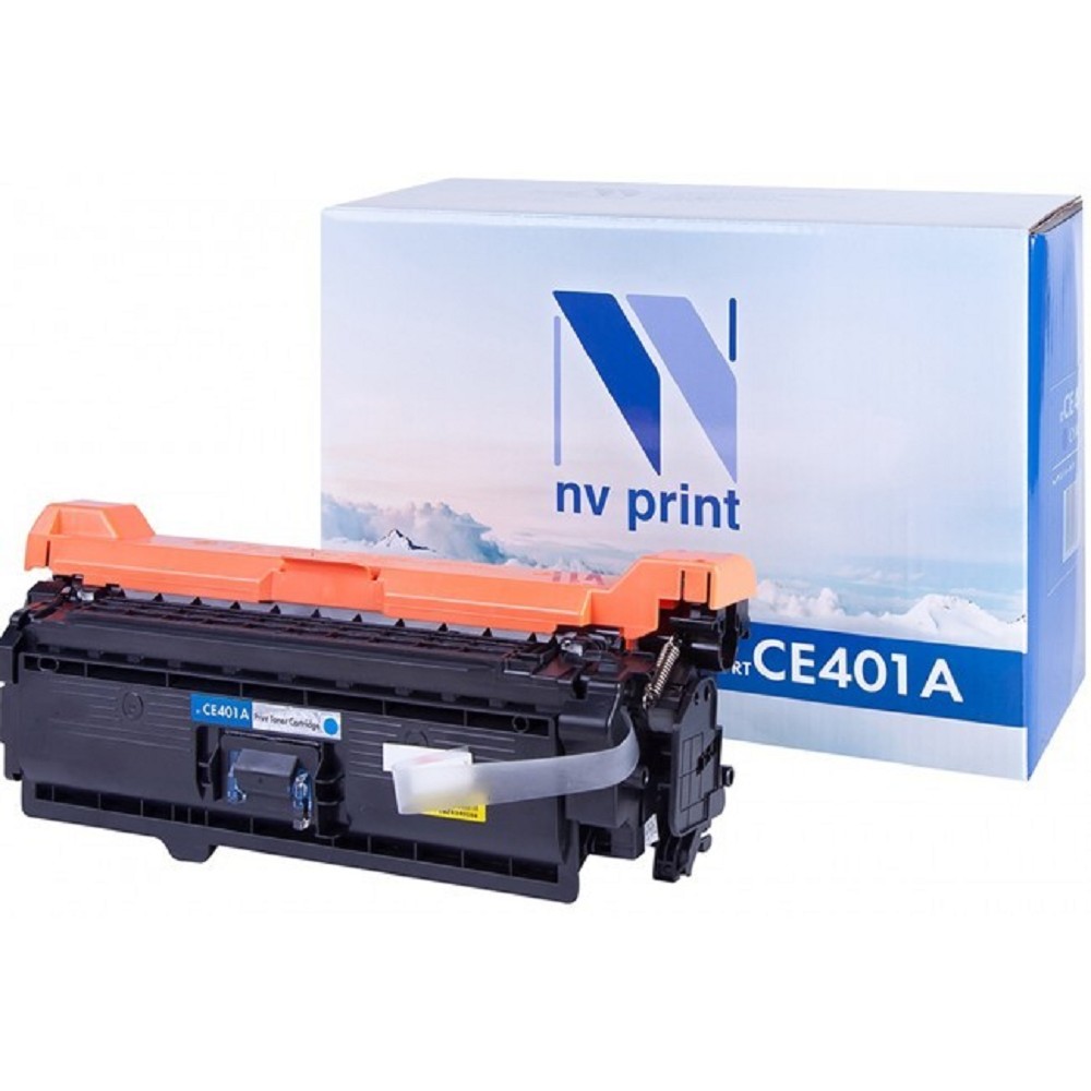NV Print CE401A Картридж для HP CLJ Color M551/M551n/M551dn/M551xh5 (6000 стр.) голубой, с чипом арт. NV-CE401AC