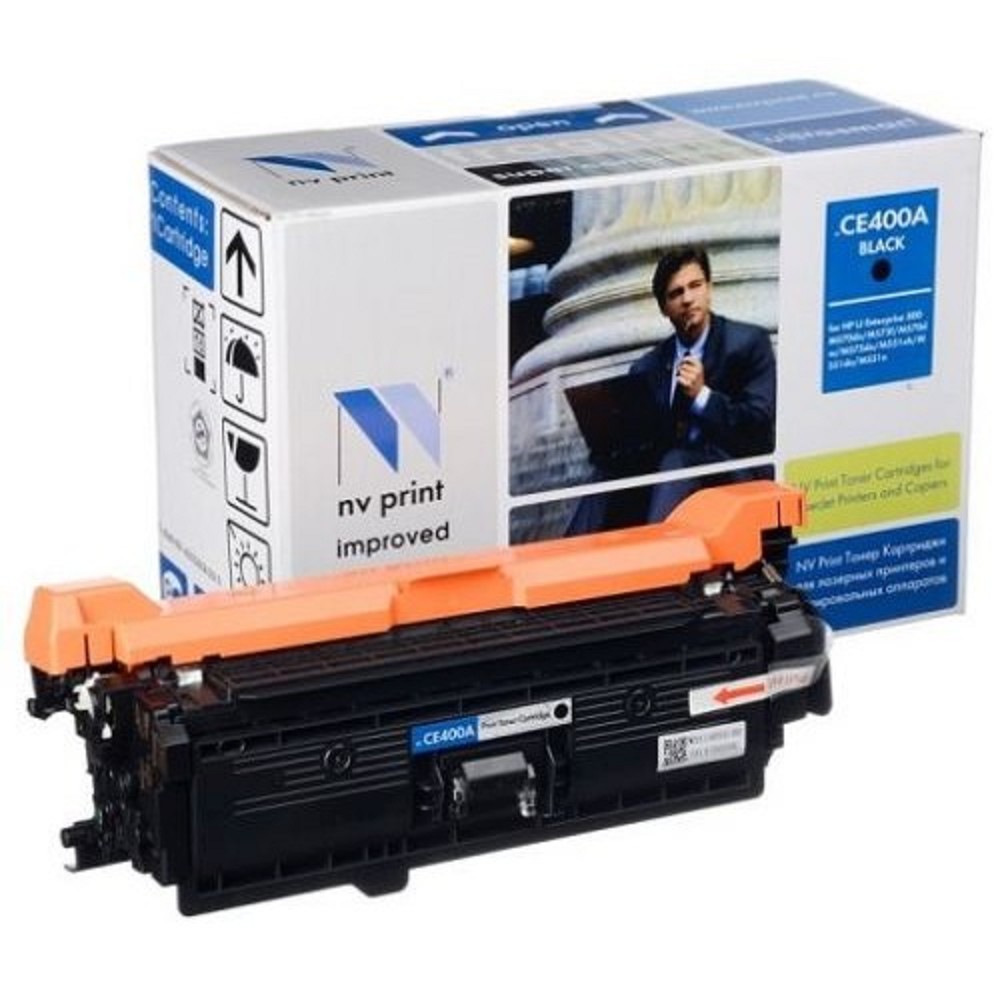 NV Print CE400A Картридж для HP CLJ Color M551/M551n/M551dn/M551xh5 (5500 стр.) чёрный, с чипом арт. NV-CE400ABk