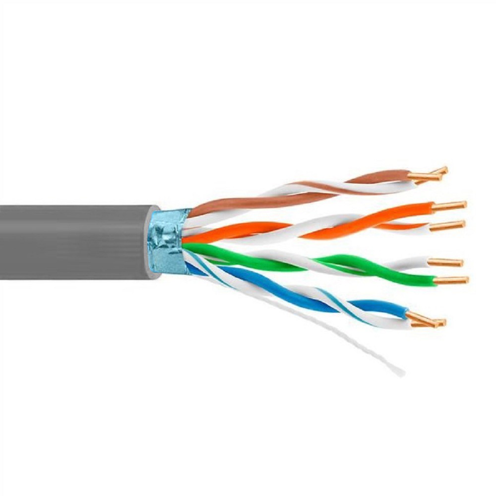 5bites Кабель FS5505-100A витая пара FTP / SOLID / 5E / 24AWG / CCA/ PVC / 100M