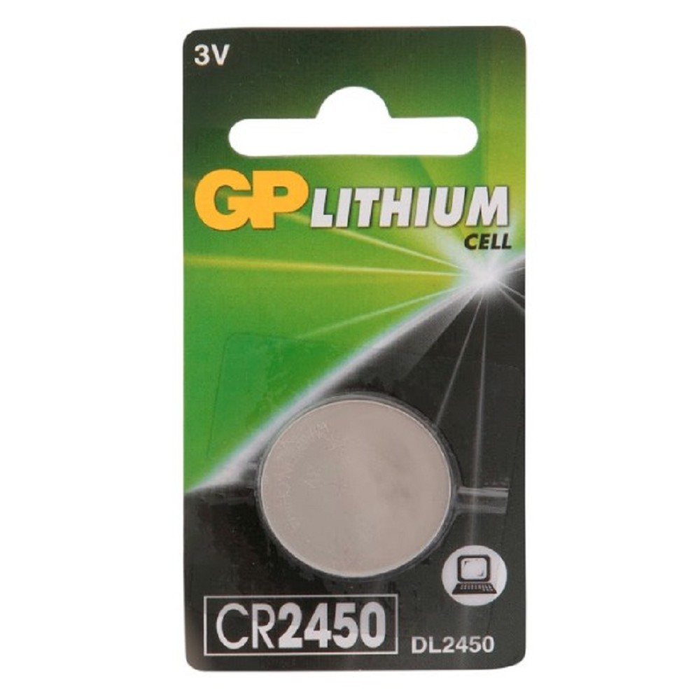 GP Lithium CR2450 (1 шт. в уп-ке) {10607} арт. GP CR2450-2C1