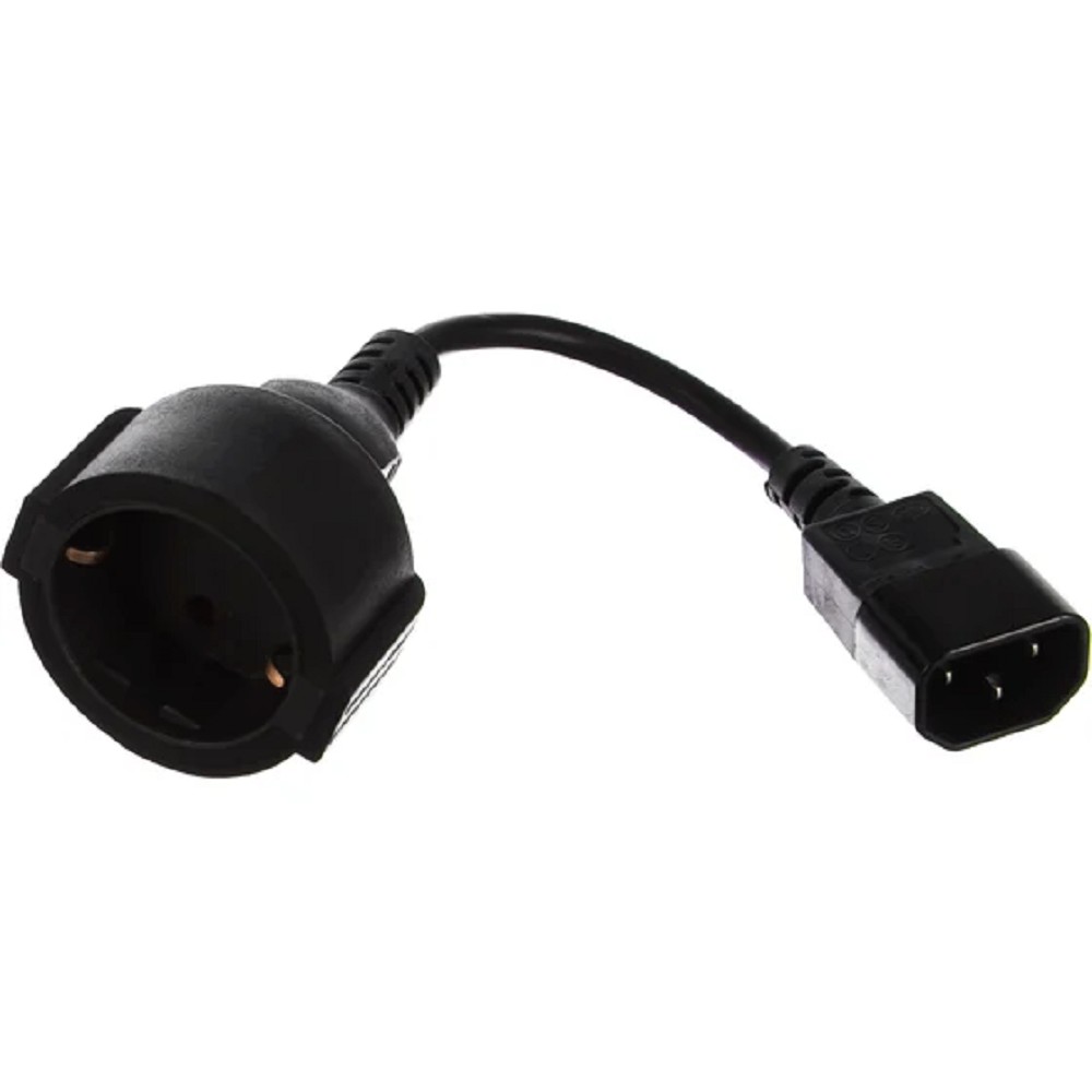 Cablexpert Удлинительный кабель питания ,C14 евророзетка, PC-SFC14M-01
