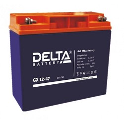DELTA Аккумуляторная батарея Delta GX 12-17 (12V / 17Ah) DELTA Battery