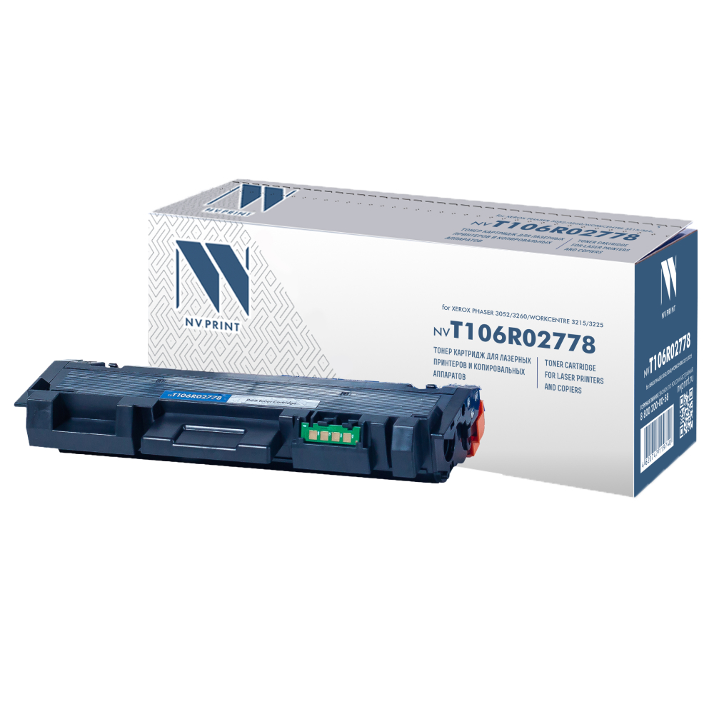 NVPrint 106R02778 Картридж для Xerox Phaser 3052/3260/WC 3215/3225, 3К AN TO NV-T106R02778 NV Print