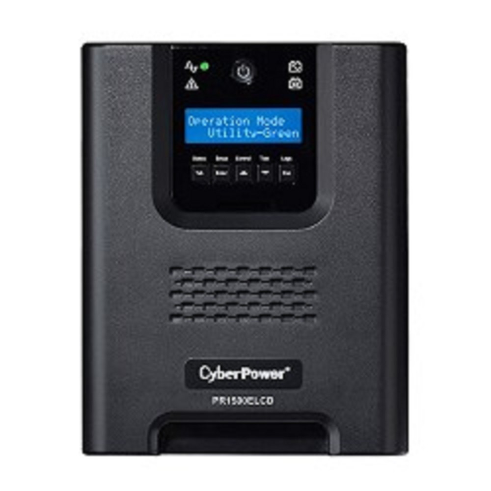 CyberPower PR1500ELCD Line-Interactive 1500VA/1350W USB/RS-232/EPO/SNMPslot (8 IEC С13)