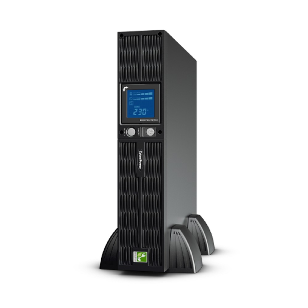 ИБП CyberPower PR1500ELCDRT2U {Line-Interactive, 1500VA/1350W, USB/RJ11/45 (8 С13) 12В/7 Ач х 4}