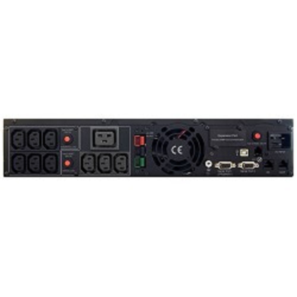 CyberPower PR3000ELCDRT2U Line-Interactive 3000VA/2700W USB/RS-232/Dry/EPO/SNMPslot/RJ11/45/EBM (9 IEC С13, 1 IEC C19) EOL