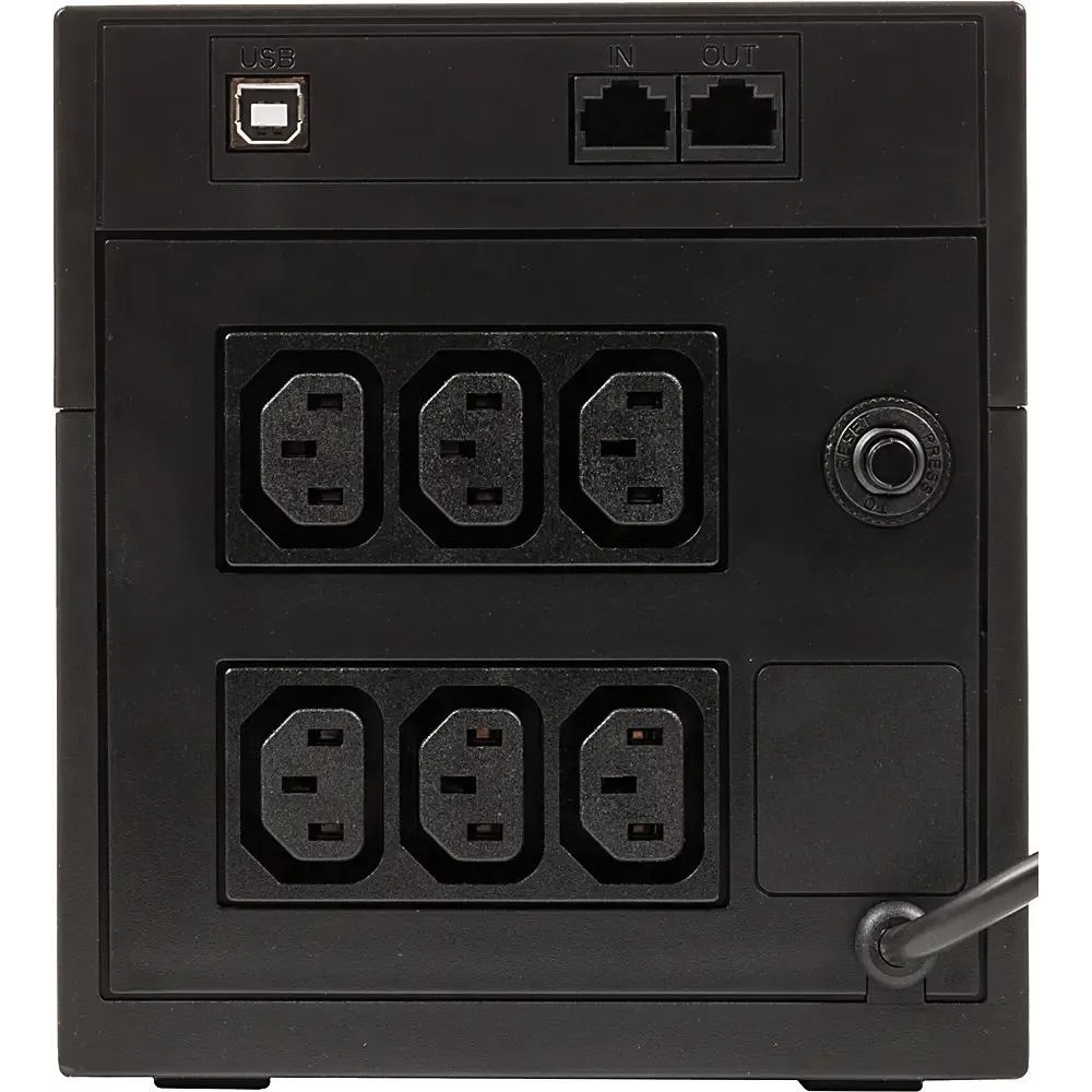 Powercom Raptor, Line-Interactive, 1500VA/900W, Tower, 6*IEC320-C13, USB (295842) арт. RPT-1500AP
