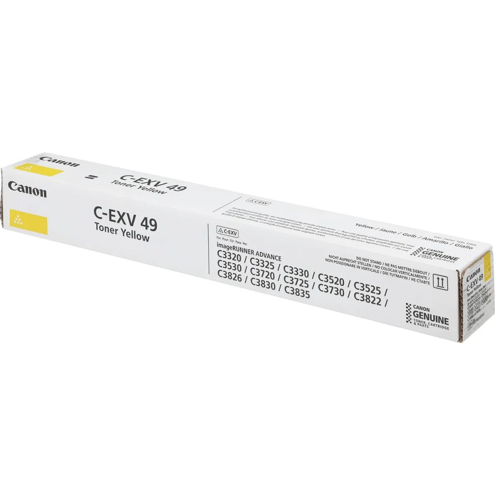 C-EXV 49 Yellow for iR ADVANCE C3320/C3320i/C3325i/C3330i (19 000 pgs.) Canon арт. 8527B002