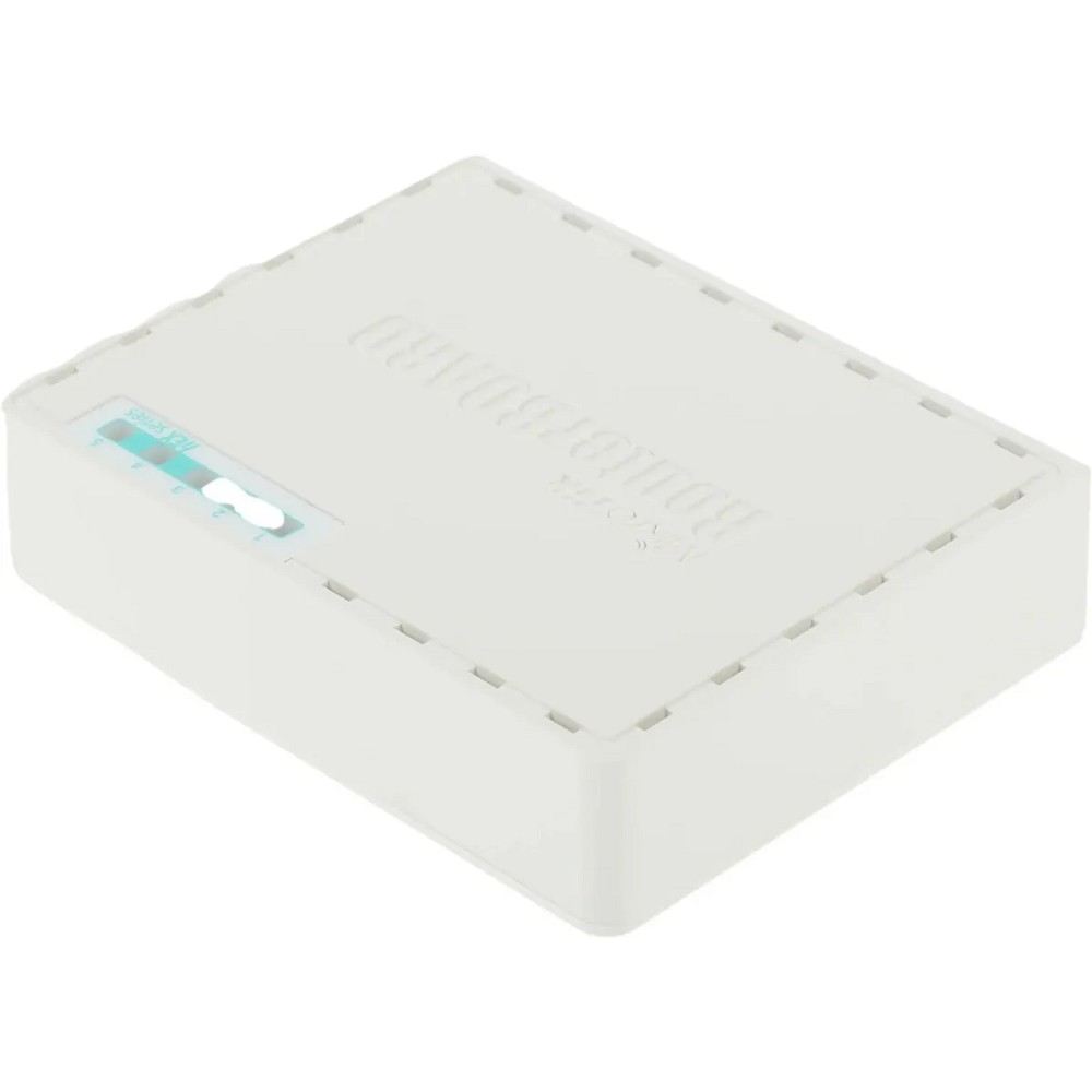 MikroTik hEX PoE lite with 650MHz CPU, 64MB RAM, 5xLAN (four with PoE out), USB, RouterOS L4, plastic case and PSU арт. RB750UPr2