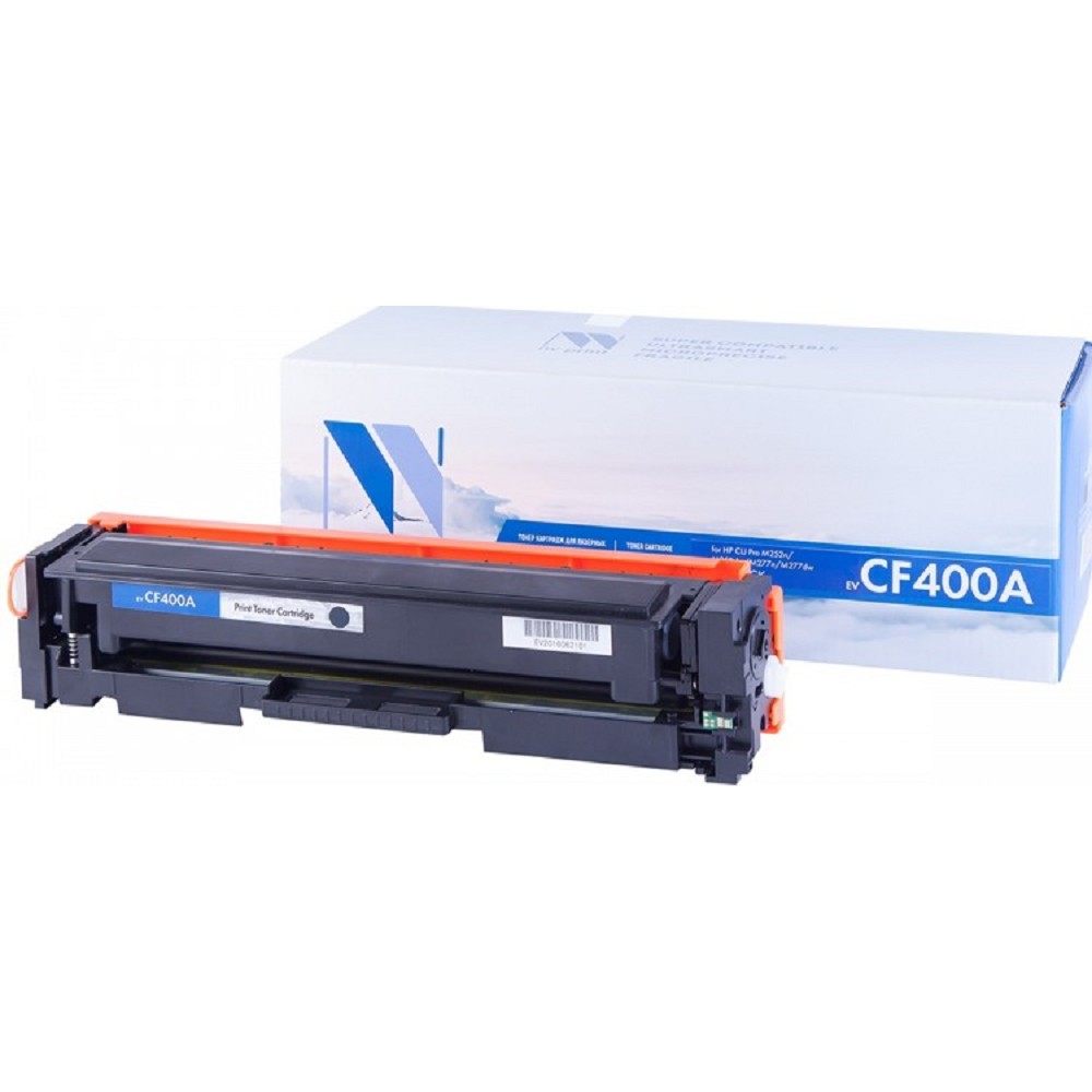 NV Print CF400A Картридж для HP Laser Jet Pro M252, MFP M277 BLACK 1500к. арт. NV-CF400ABk