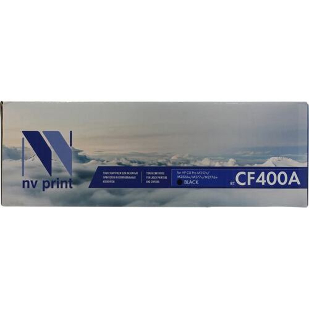 NV Print CF400A Картридж для HP Laser Jet Pro M252, MFP M277 BLACK 1500к. арт. NV-CF400ABk