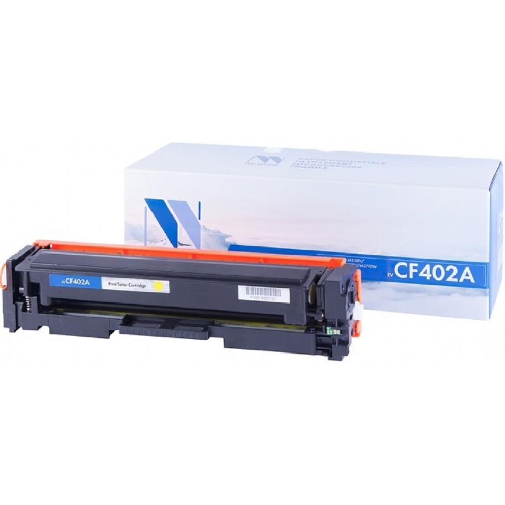 NV Print CF402A Картридж для HP Laser Jet Pro M252, MFP M277 YELLOW 1400к. арт. NV-CF402AY