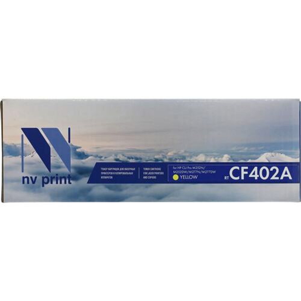 NV Print CF402A Картридж для HP Laser Jet Pro M252, MFP M277 YELLOW 1400к. арт. NV-CF402AY