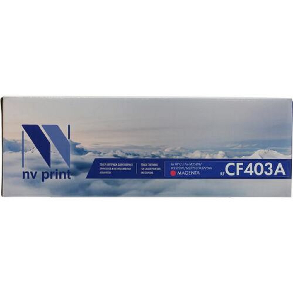 NV Print CF403A Картридж для HP Laser Jet Pro M252, MFP M277 MAGENTA 1400к. арт. NV-CF403AM