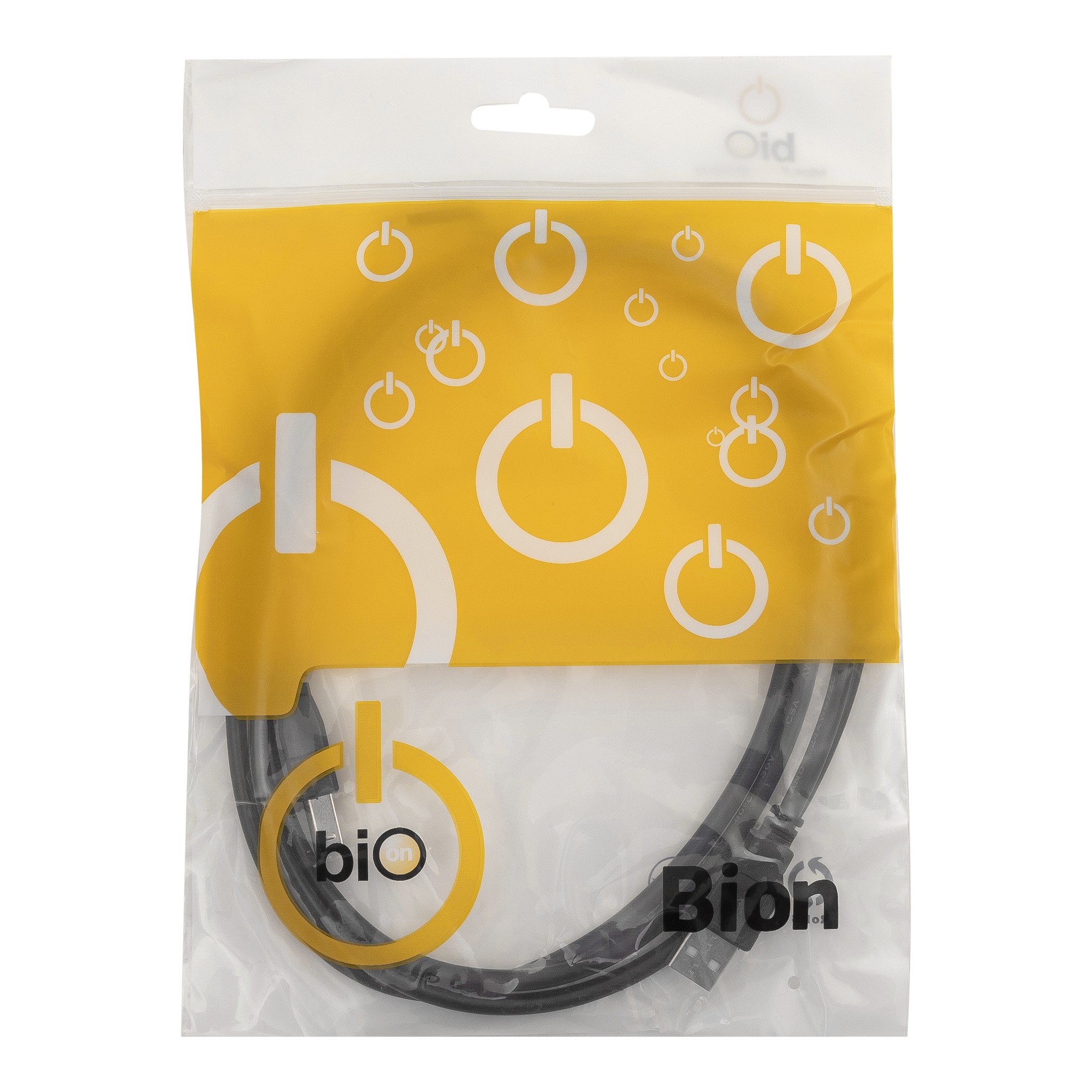 Bion Кабель интерфейсный USB 2.0 AM/BM, 3 м, черный [BXP-CCP-USB2-AMBM-030] Bion Expert