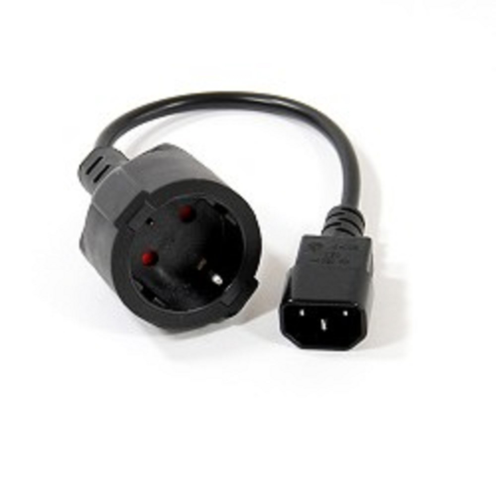 VCOM UPS -> розетка (IE-320 C14 to Socket Type-F) 3Gx0,75mm2 арт. CE002-CU0.75-0.15M