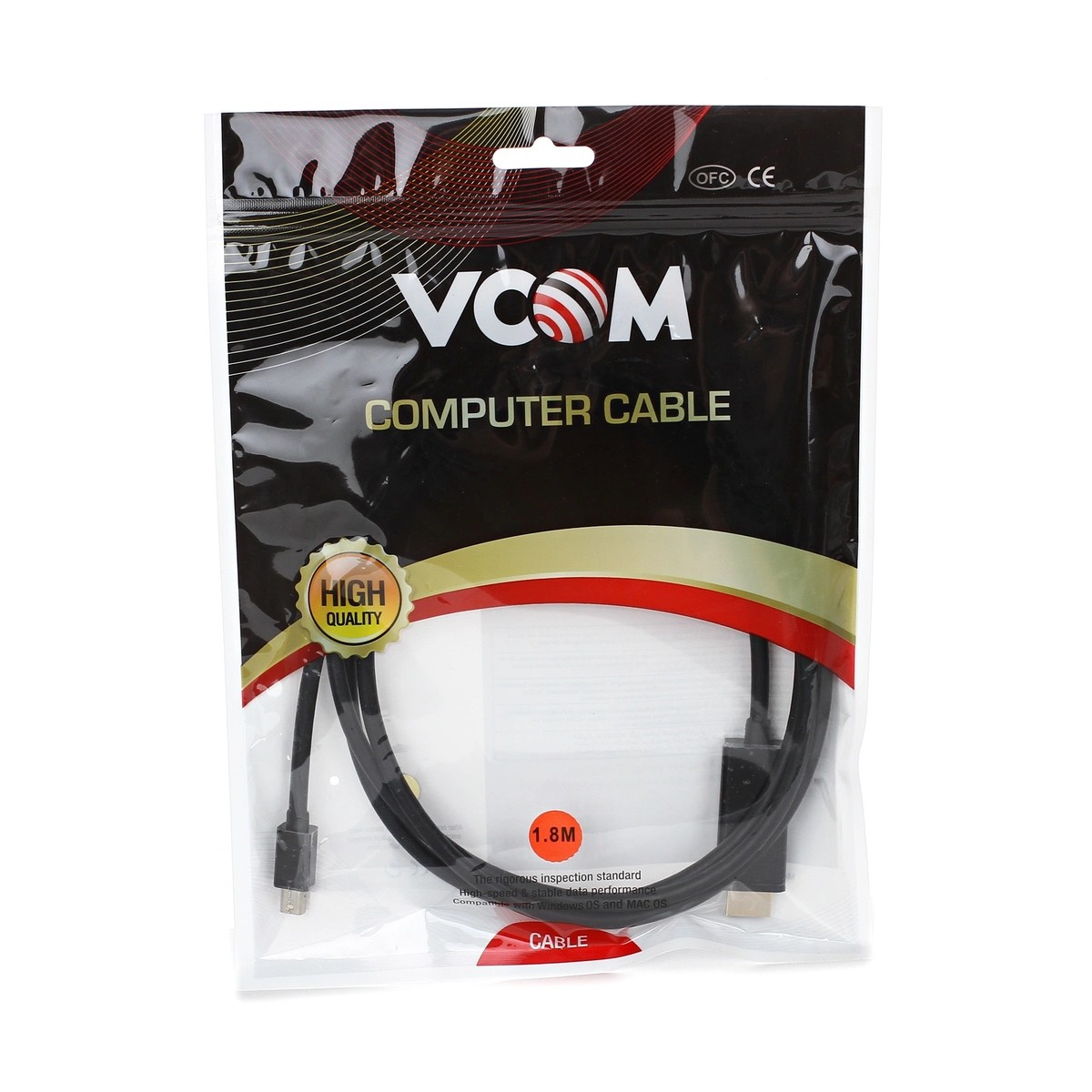 VCOM Mini DisplayPort M — HDMI M 1.8m арт. CG695-B
