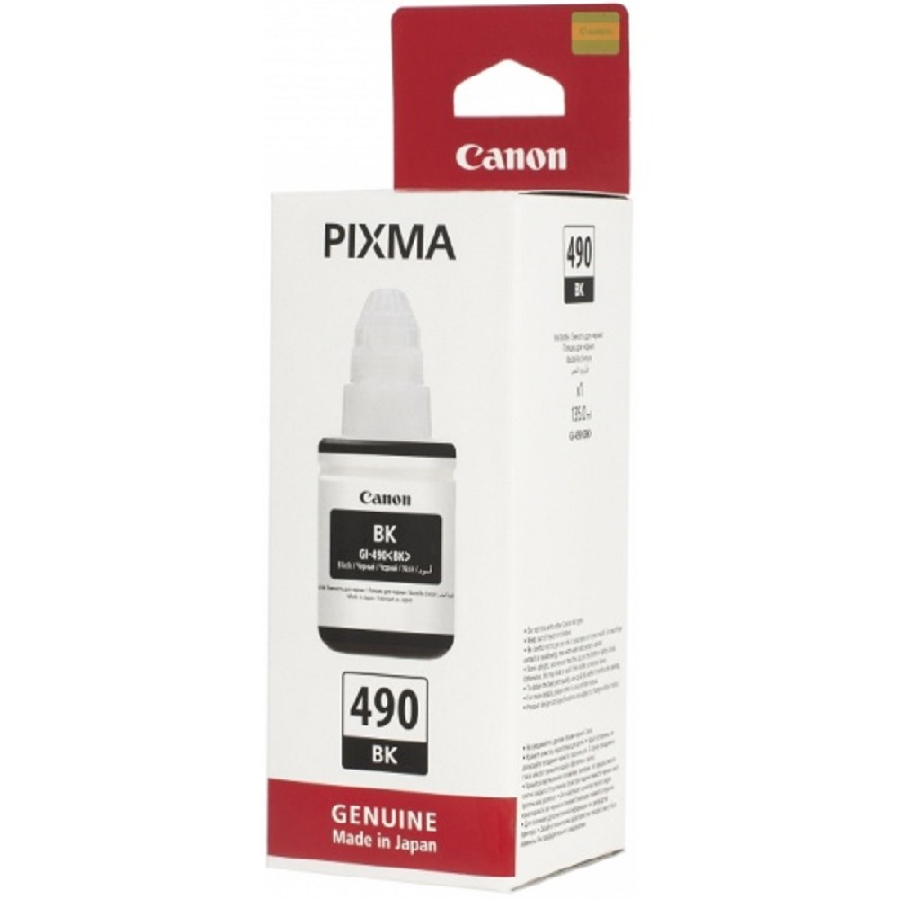 Canon GI-490 Black 135 ml for Canon Pixma G1400/G2400/G3400 арт. 0663C001