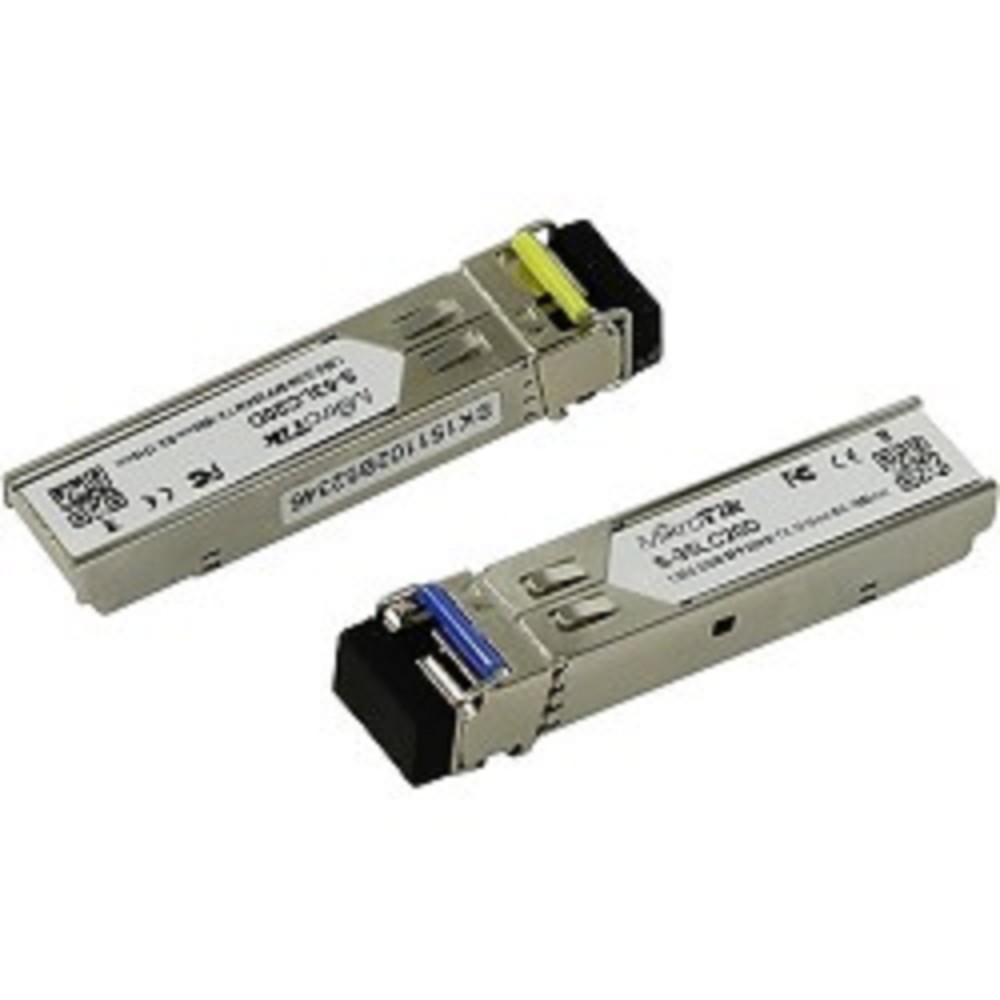 MikroTik S-3553LC20D Пара модулей, SFP, 1.25G SM T1550nm/R1310nm 20km, S-35LC20D + S-53LC20D