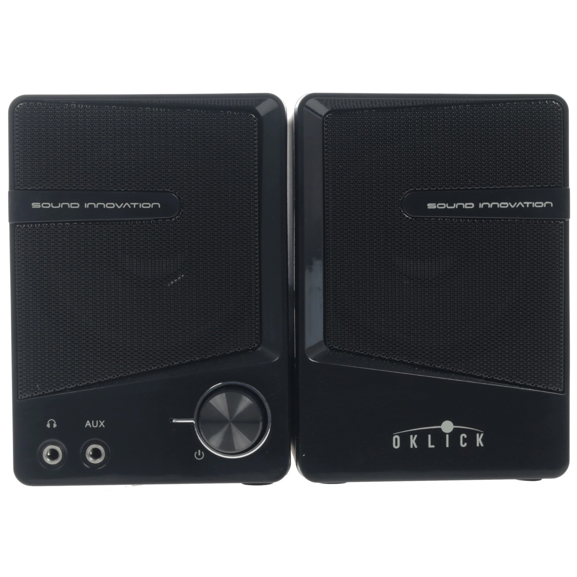 Oklick OK-126 2.0 черный 6Вт портативные
