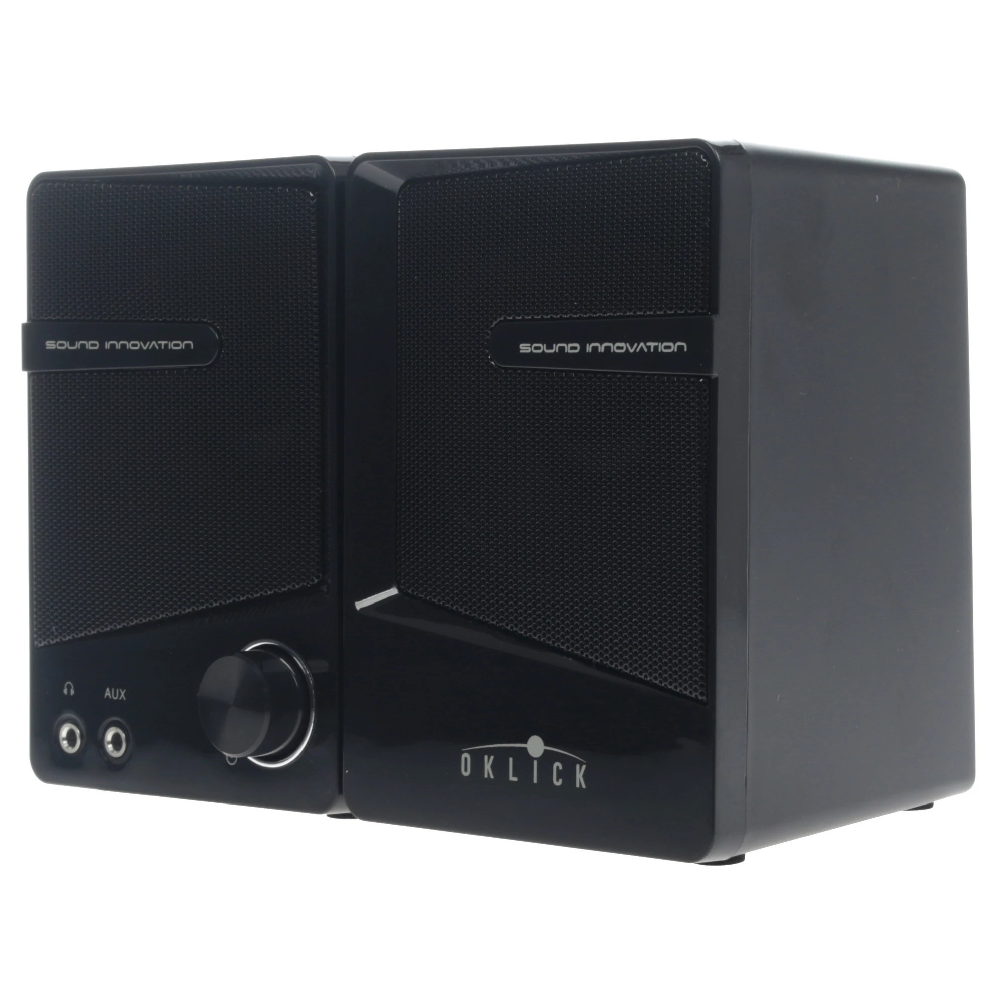Oklick OK-126 2.0 черный 6Вт портативные