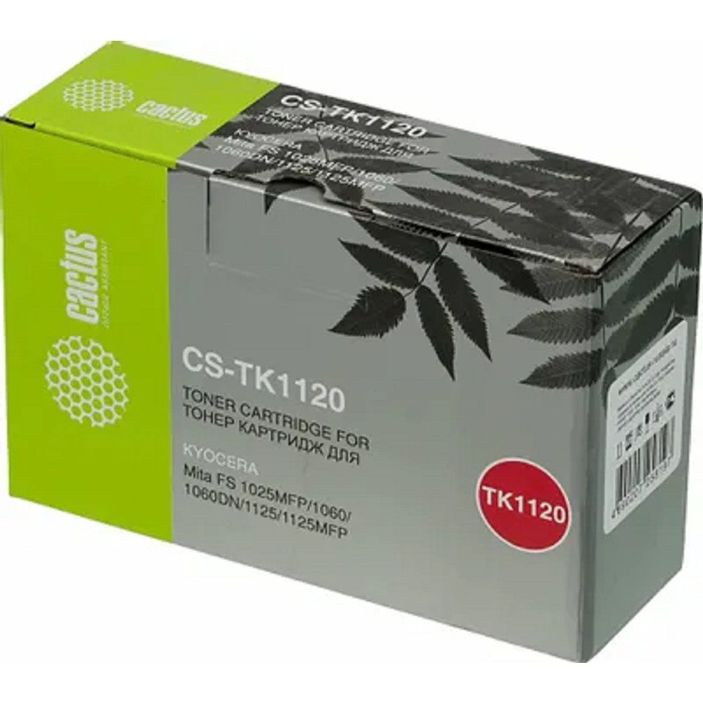 Cactus CS-TK1120 TK-1120 черный (3000стр.) для Kyocera FS 1025MFP/1060/1060DN/1125/1125MFP