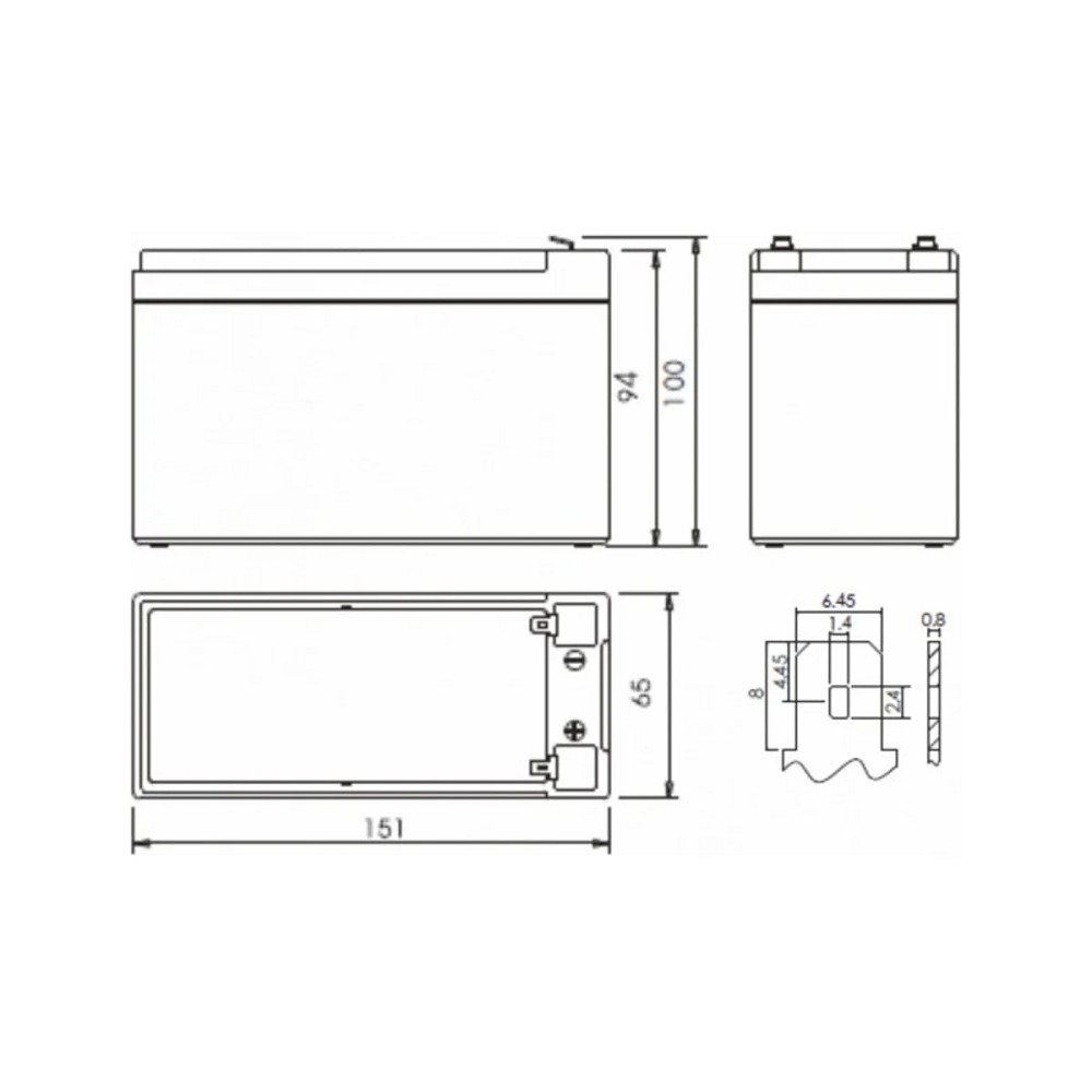Powerman Battery 12V/7AH [CA1270]