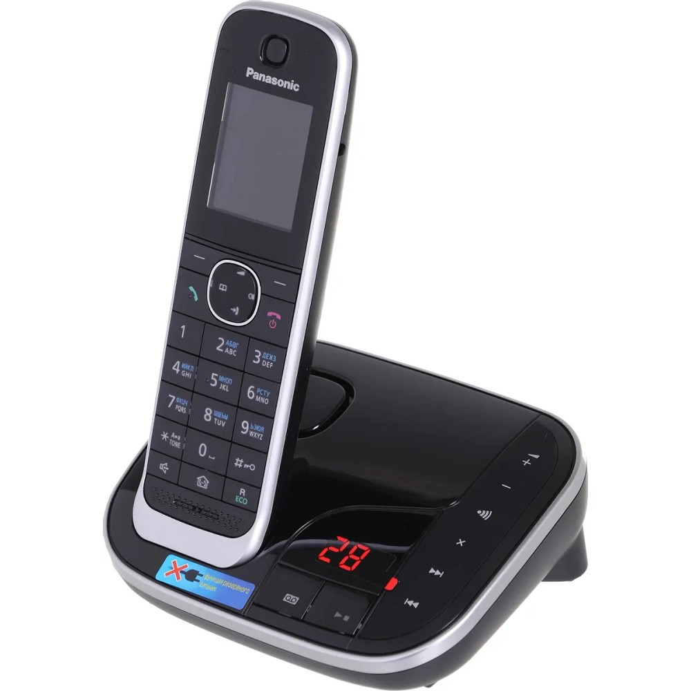 Р/Телефон Dect Panasonic KX-TGJ320RUB черный автооветчик АОН