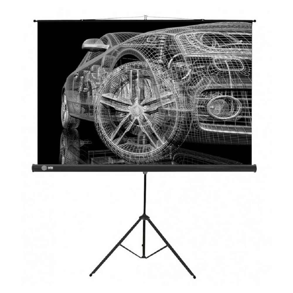 Экран Cactus 100" 124.5x221см Triscreen CS-PST-124x221 16:9 напольный рулонный черный