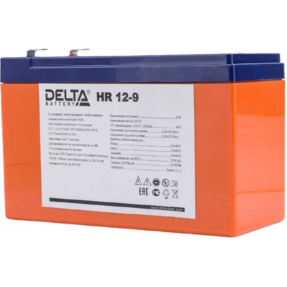 Delta UPS HR 12-9 (12V / 9Ah)