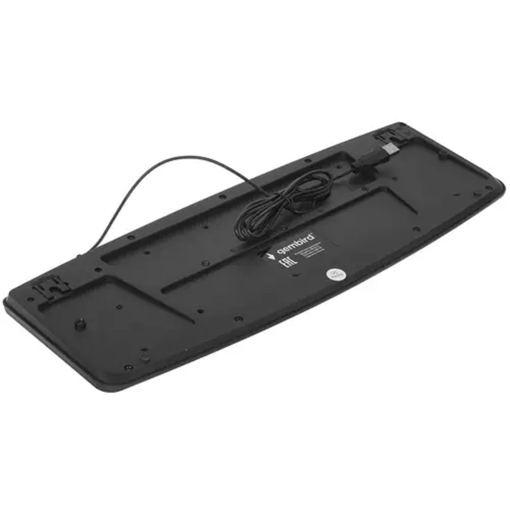 Клавиатура Gembird KB-8351U-BL,{черный, USB, 104 клавиши}